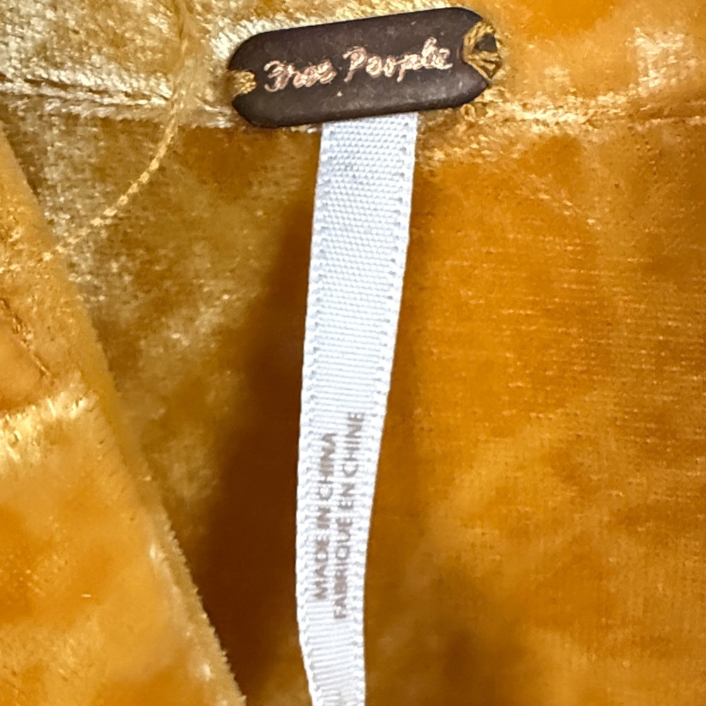 Free People Golden Velvet Tiered Duster - Picture 2 of 5